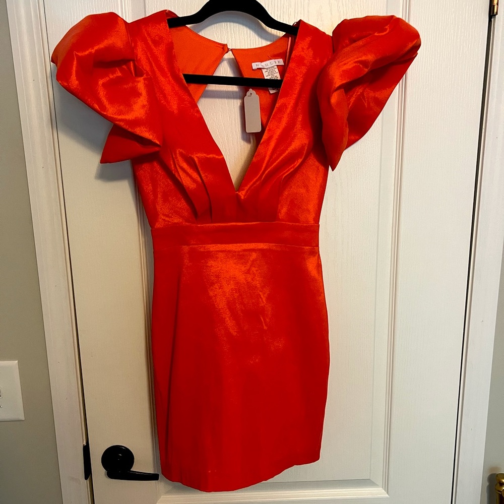 Puff Sleeve mini dress